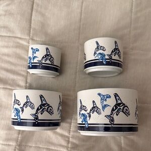 Native Northwest Ceramic Measuring Cups.